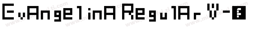 Evangelina Regular V字体转换